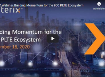 Webinar: Building Momentum for the 900 PLTE Ecosystem